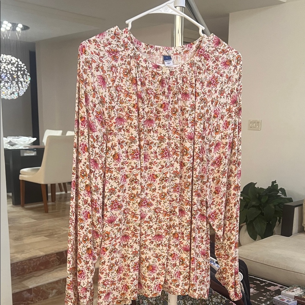 Floral Long Sleeve Blouse